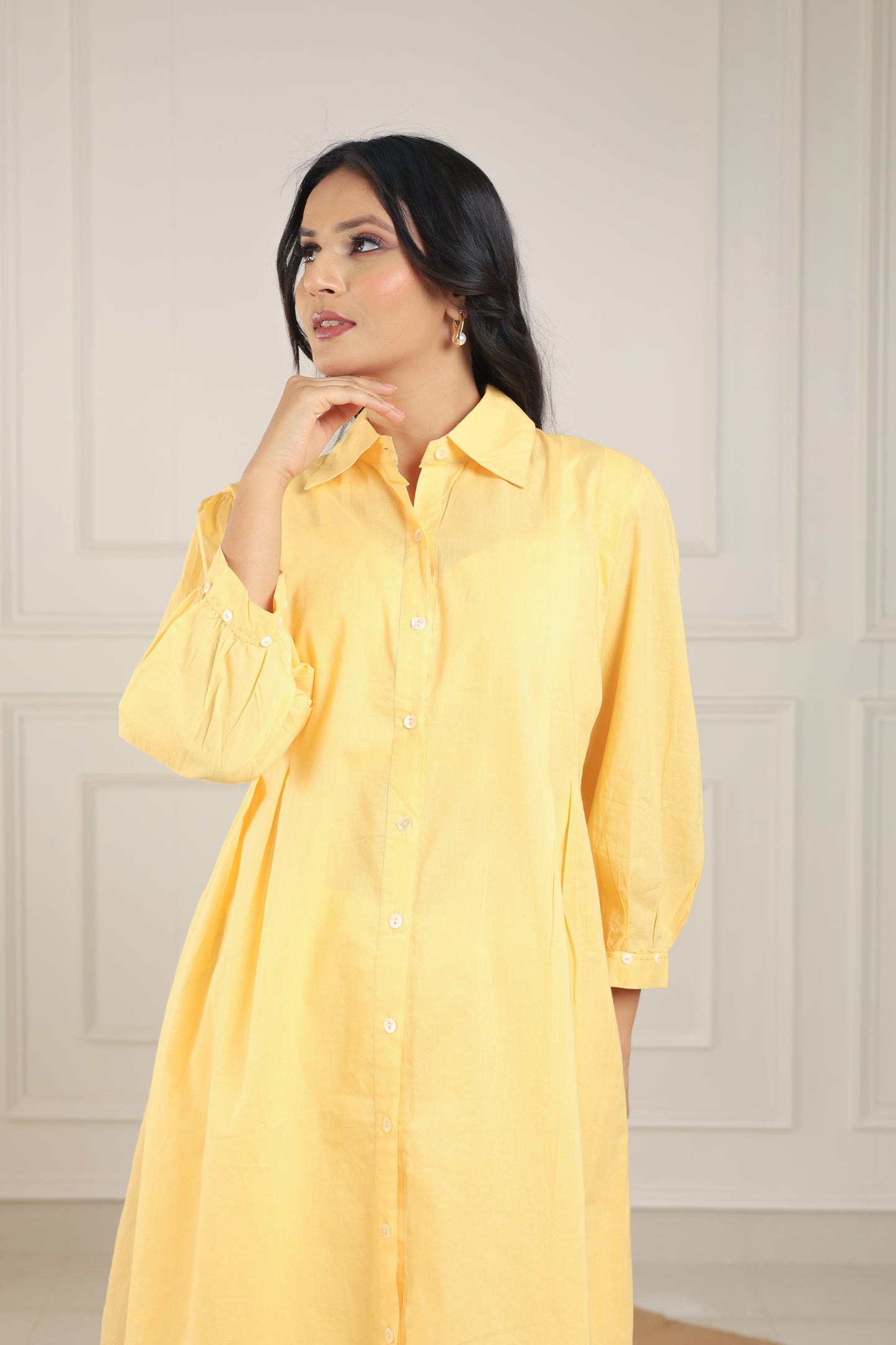 Lemon Yellow Solid Coord Set