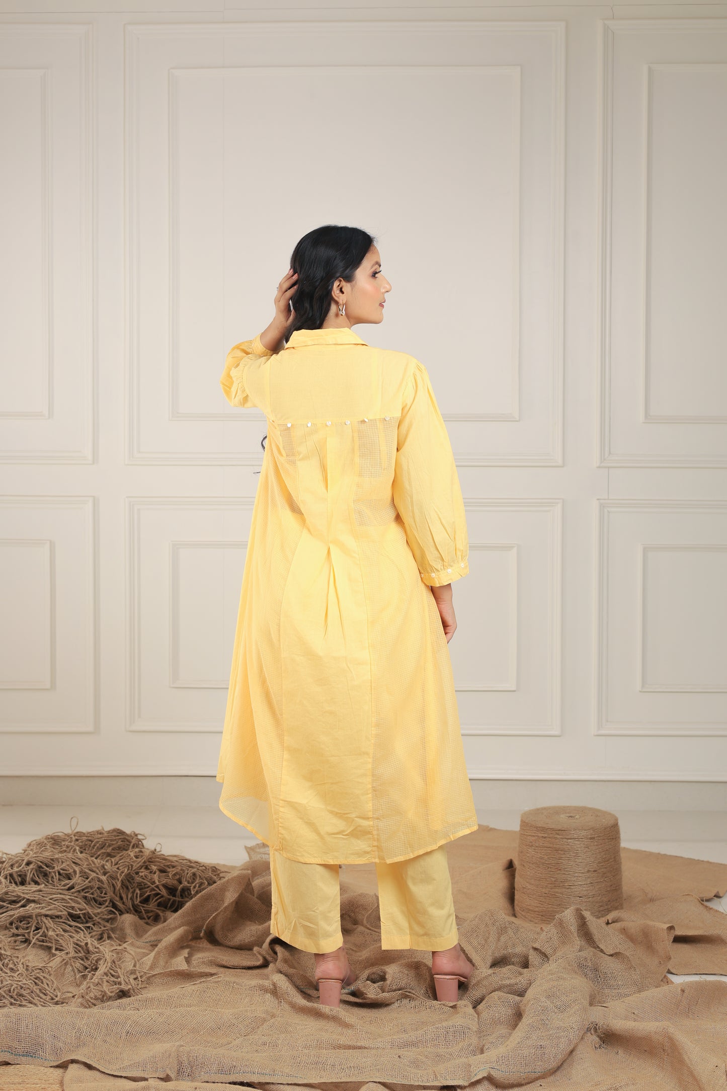 Lemon Yellow Solid Coord Set